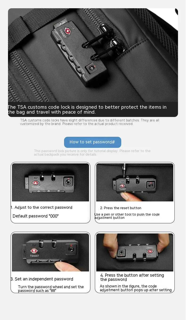 Mochila de gran capacidad con compresión al vacío